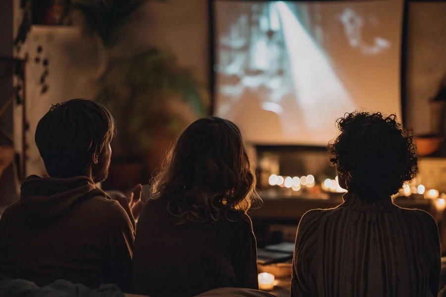 movie theater in home